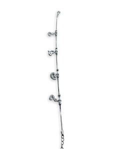 4.4 gr Pulsera Corazones Plata Italiana en internet