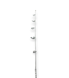 4.9 gr Tobillera Marinera (26 cm largo) Plata Italiana - comprar online