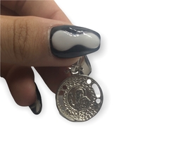 AG98 Dije San Benito reversible Plata y Oro en internet
