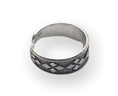 CRI 561 Anillo Falange Negro Plata 925