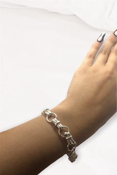 CRI 550 Pulsera Rolo Cierre Marinero (20cm) Plata 925