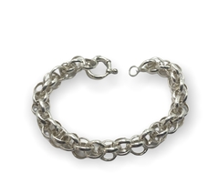 CRI 552 Pulsera Rolo Triple Cierre Marinero (20cm) Plata 925 - comprar online