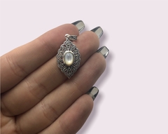 CRI 529 Dije con Piedra / Variedad de Colores (15mm) Plata 925 en internet