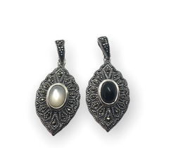 CRI 529 Dije con Piedra / Variedad de Colores (15mm) Plata 925