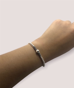 CRI 493 Pulsera Bolitas Bali Plata 925