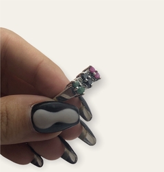 TAI 7 Anillo con Piedras Plata 925 en internet