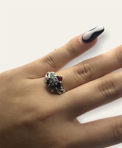 TAI 4 Anillo con Piedras Plata 925 - comprar online