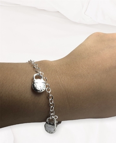MO120 Pulsera Candados Plata 925 (18mm) - comprar online