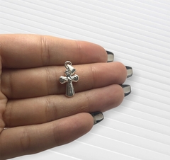 MO77 Dije Cruz Religioso Plata 925