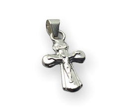 MO77 Dije Cruz Religioso Plata 925 - comprar online