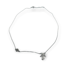 MO12 Conjunto Mano de Fatima con Cubics Plata 925 - Stal Joyas