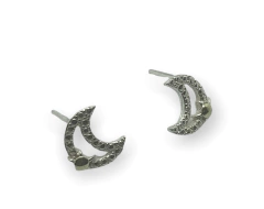 ART 24 Aro Media Luna Plata 925 y Oro - tienda online