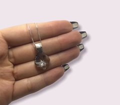 PAV 20 GR Dije Piedra Gris Plata 925