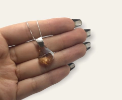 PAV 20 AM Dije Piedra Ambar Plata 925