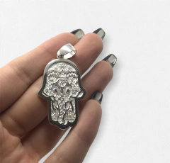 PAV 10 Dije Mano de Fatima Plata 925