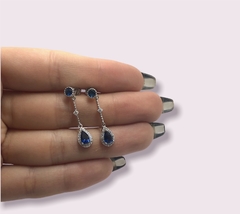 DA 24 Aros Colgantes / Variedad de Colores Plata 925 - Stal Joyas