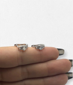 DA 17 Aros Cubic / Variedad de Colores Plata 925 en internet