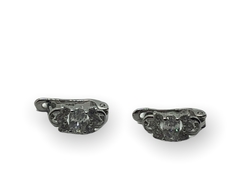 DA 15 Aros Pasantes Cubic Blanco Plata 925 en internet