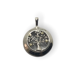 DV 333 Dije Arbol de la Vida Plata 925 y Oro
