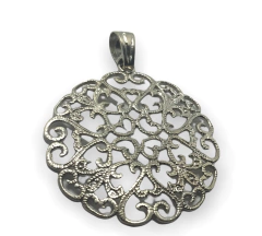 DI 204 Grande Corazones Entrelazados Plata 925 - comprar online
