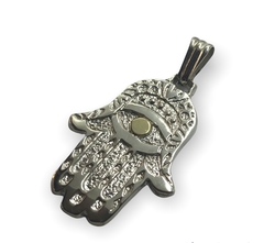 DV 619 Dije Mano de Fatima Plata 925 y Oro - comprar online