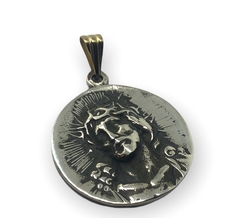 DV 607 Dije Jesus Plata 925 y Oro