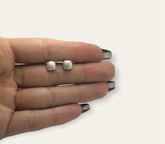 ART 1 Aros Cuadrados Plata 925