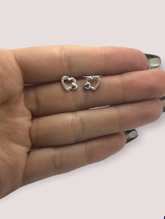ART 1 Aros Corazon-1 Plata 925