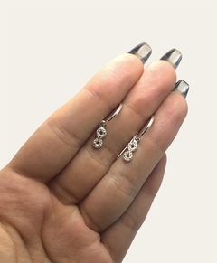 ART 2 Aro Argolla con Dije Forma Infinito Plata 925