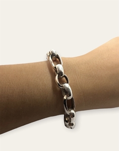 PU-ROLO 4 3X1 Pulsera Rolo Cierre Marinero Plata 925