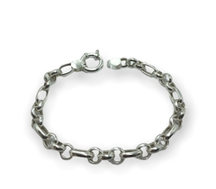 PU-ROLO1 3X1 Pulsera Rolo Cierre Marinero Plata 925