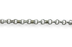 PU-ROLO 2 C/0 Pulsera Rolo Cierre Marinero Plata 925 y Oro - comprar online