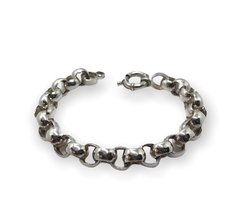 PU-ROLO VENECIANA Pulsera Rolo Cierre Marinero Plata 925