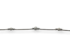 FANTASIA 72 Pulsera Bolitas Cierre Regulable Plata 925 en internet