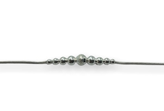 FANTASIA 62 Pulsera Bolitas Cierre Regulable Plata 925 en internet