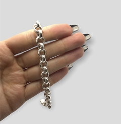 Imagen de PU-ROLO 2 Pulsera Rolo Cierre Marinero Plata 925