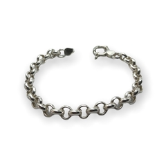 PU-ROLO 00 Pulsera Rolo Cierre Marinero Plata 925