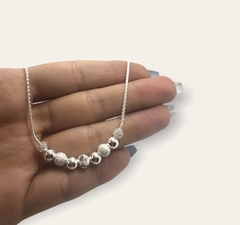 CA CORE 2 Cadena Bolitas Plata 925 (45cm) - Stal Joyas