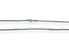 CA-VICHA-50 Cadena Cola de Ratón Plata 925 y Oro (50cm) en internet