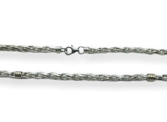 CA-3-IN Cadena Hueca Plata 925 y Oro (Variedad Medidas) en internet