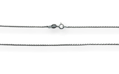 CAD 31 - 2.8 gr Cadena Trenzada Plata Italiana (45cm) - comprar online