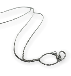 CAD 31 - 2.8 gr Cadena Trenzada Plata Italiana (45cm) en internet