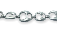 25.6 gr Pulsera Premium Eslabones Grandes Plata Italiana en internet