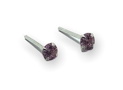 ART 26 Aros Pasantes Cubic - Variedad de Colores Plata 925