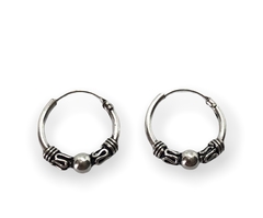 PA 20 Aros Argollas (13 mm) Plata 925
