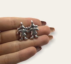 PA 5 Dije 2 Nenas Plata 925 - Stal Joyas