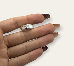 AV 781 - AMOR Y PAZ Anillo con Frase Plata 925 - comprar online
