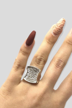 AV 694 Anillo de Diseño Rectangular Plata 925 - comprar online
