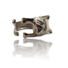 AV 663 Anillo Perrito BullDog Francés Plata 925