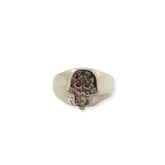 AV 587 Anillo Mano de Fatima Plata y Oro - comprar online